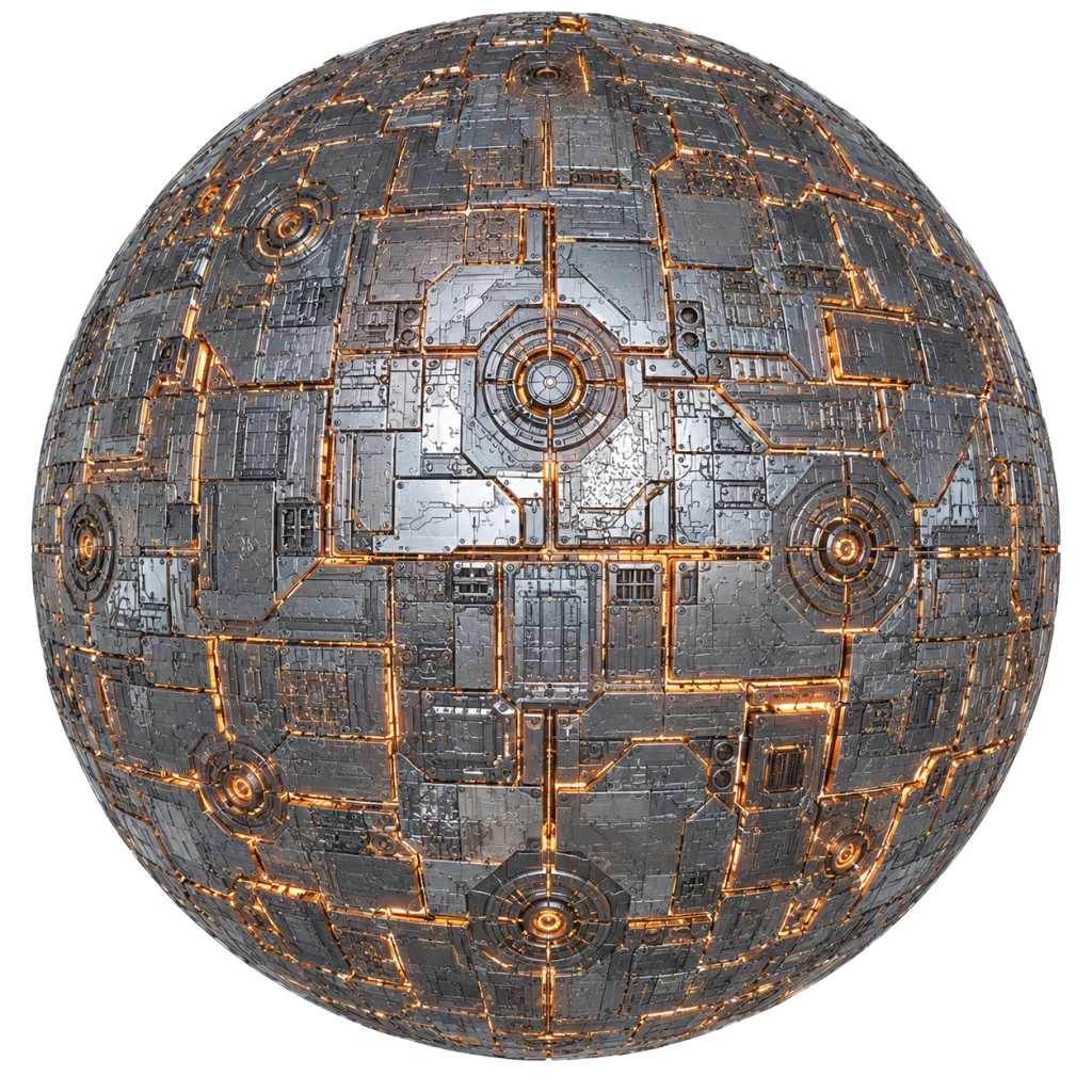 World of Steel — a fully industrialized planet