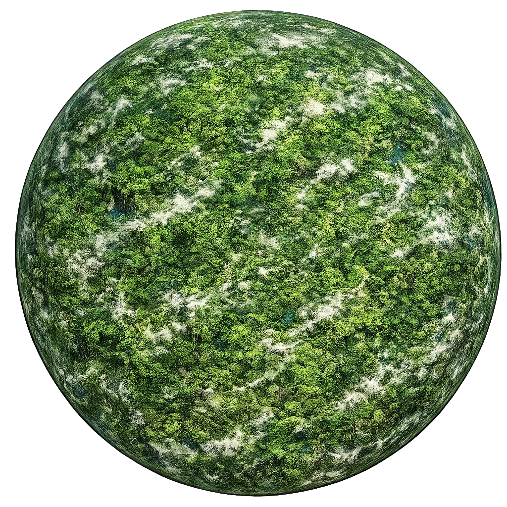 Verdant World — a planet bursting with life